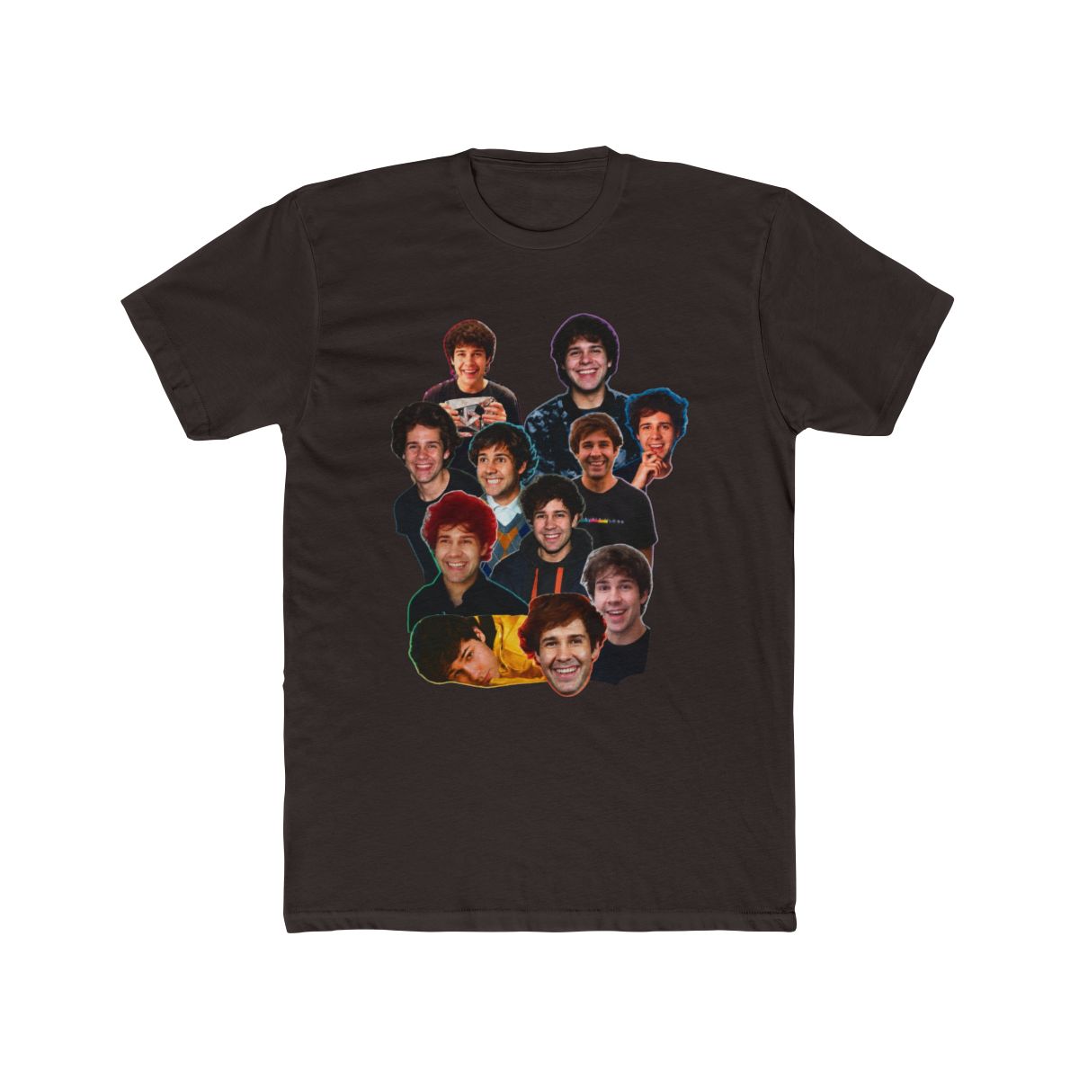 David Dobrik 3D Collage Face T Shirt - alternate angle 2, merchandise