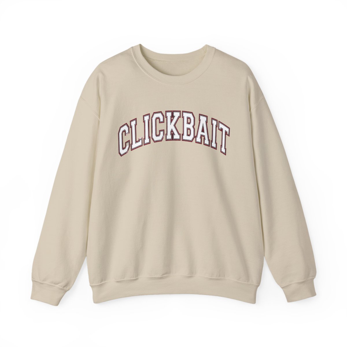 Sweater David Dobrik Red Clickbait Merch David Dobrik Garnet Clickbait Hoodies (BSM) - alternate angle 4, merchandise