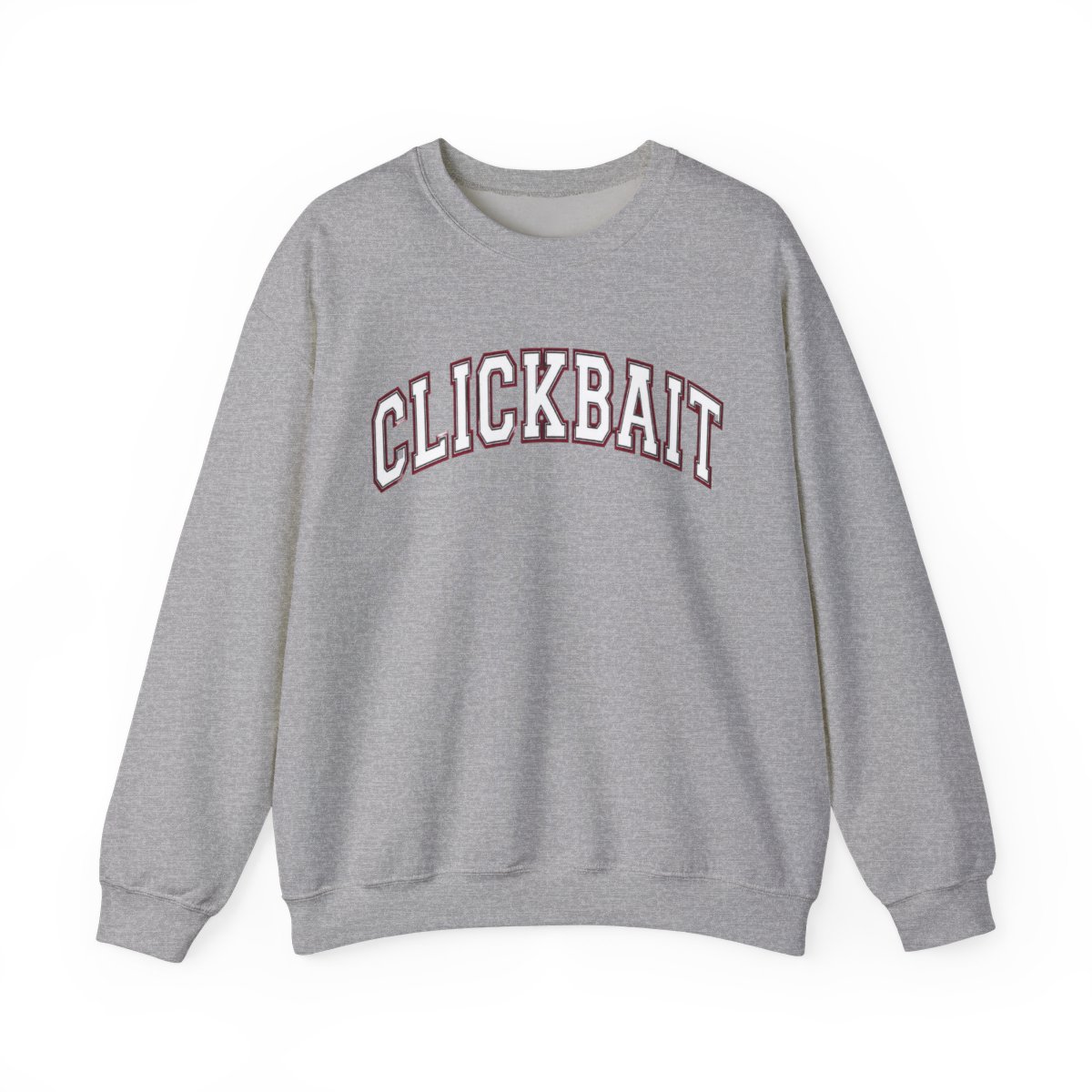 Sweater David Dobrik Red Clickbait Merch David Dobrik Garnet Clickbait Hoodies (BSM) - alternate angle 5, merchandise