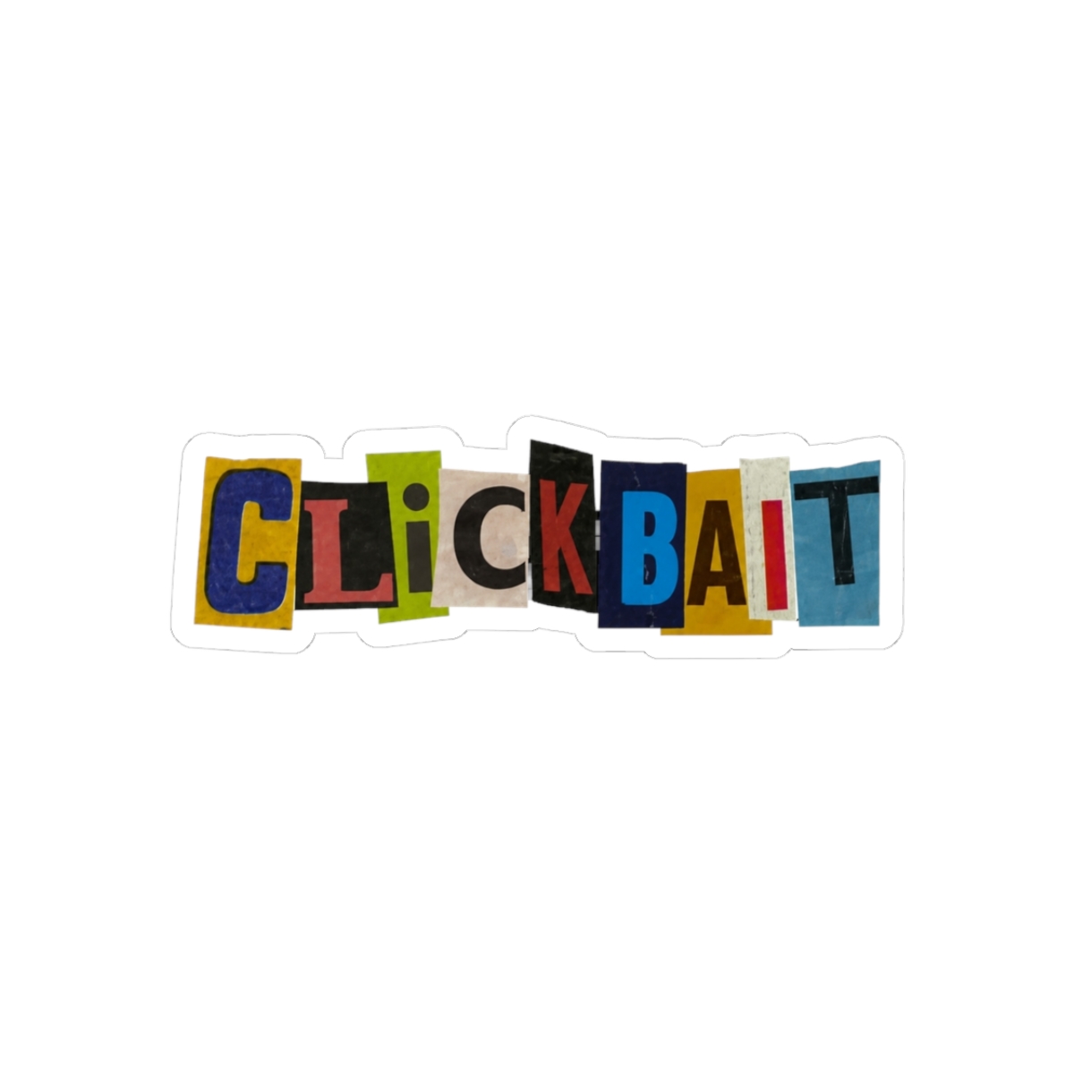 Clickbait - RansomNote Sticker | David Dobrik