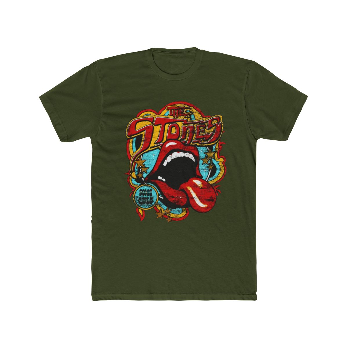 Rolling Stones Men S Retro 70 S Vibe Vintage T Shirt Black B07kllfgsl P91160 | David Dobrik - alternate angle 4, merchandise
