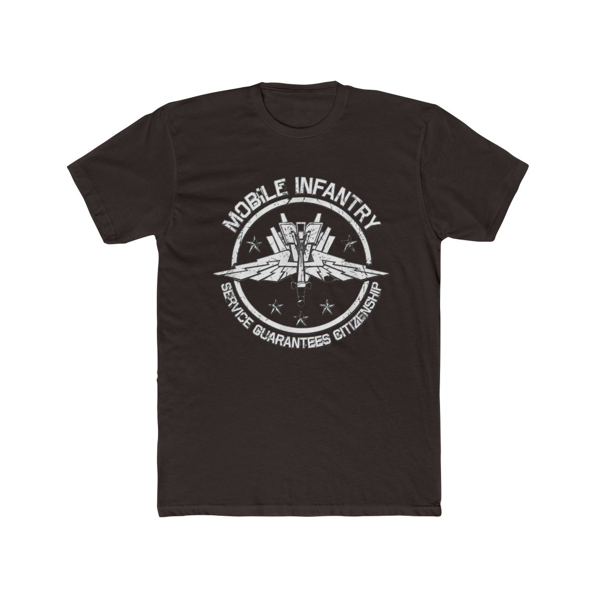 Mobile Infantry Crest Starship Troopers T Shirt T Shirt4931659 Mobile Infantry Crest P608828 | David Dobrik - alternate angle 2, merchandise