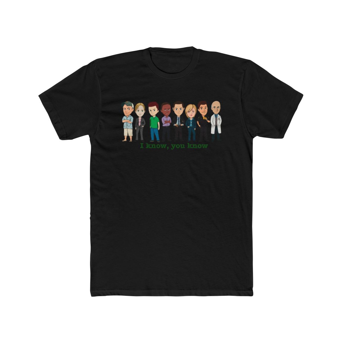 I Know You Know Team Psych Green Psych T Shirt T Shirt19704522 I Know You Know Team Psych Green P612326 | David Dobrik - alternate angle 3, merchandise