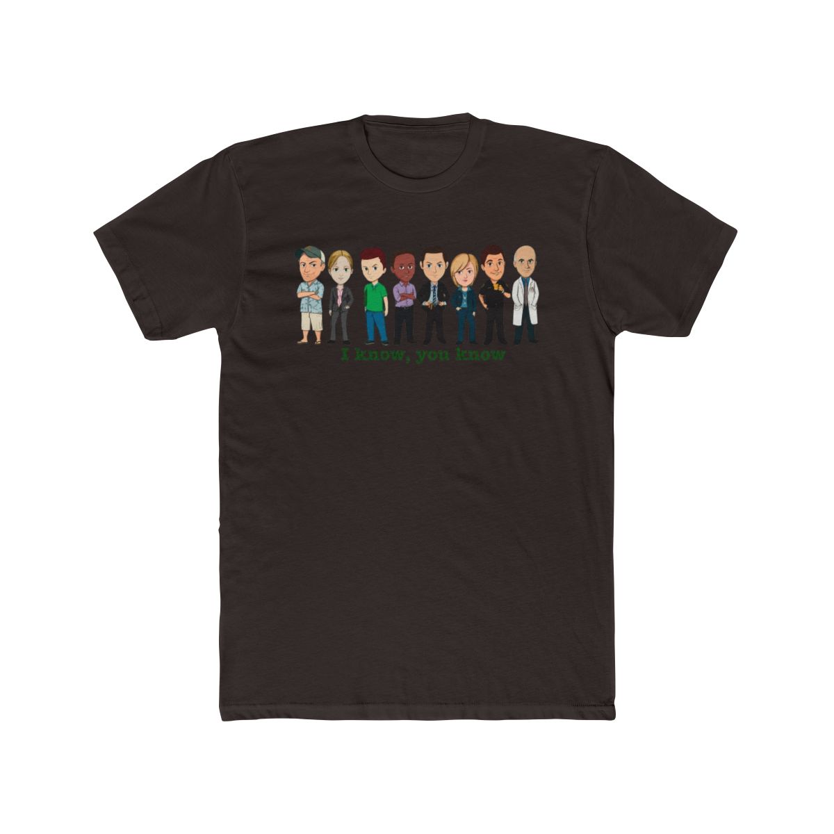 I Know You Know Team Psych Green Psych T Shirt T Shirt19704522 I Know You Know Team Psych Green P612326 | David Dobrik - alternate angle 2, merchandise