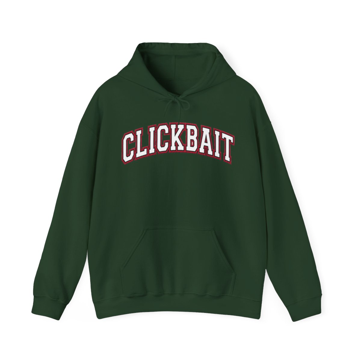 Clickbait David Dobrik Black Hoodie Hoodie Maroon & White Logo Adult Sz S