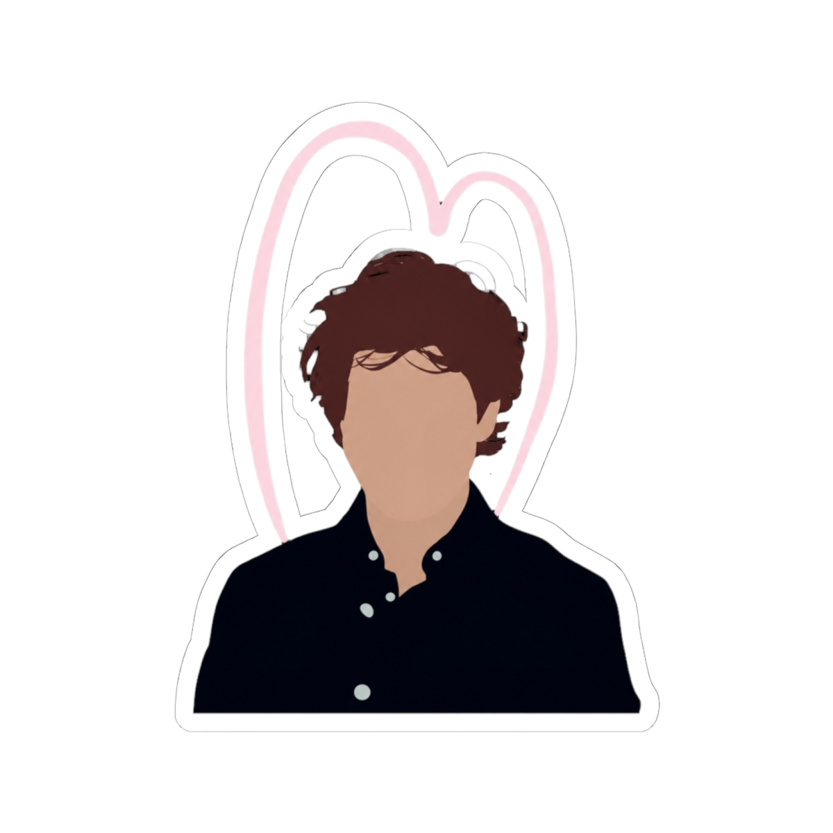 david dobrik neon light insta pic Sticker