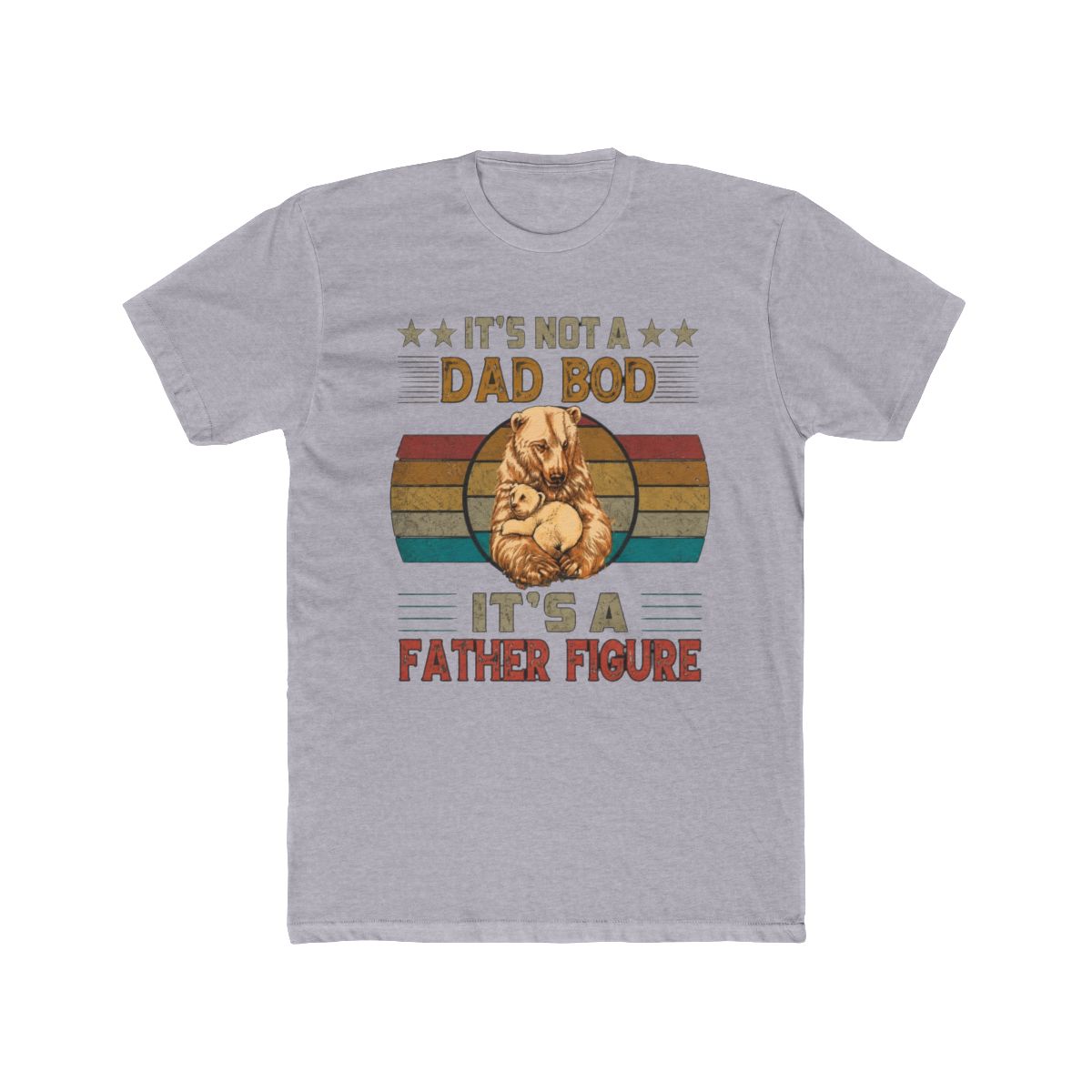 Funny Father Figure Dad Bod T Shirt for Humorous Dads | David Dobrik