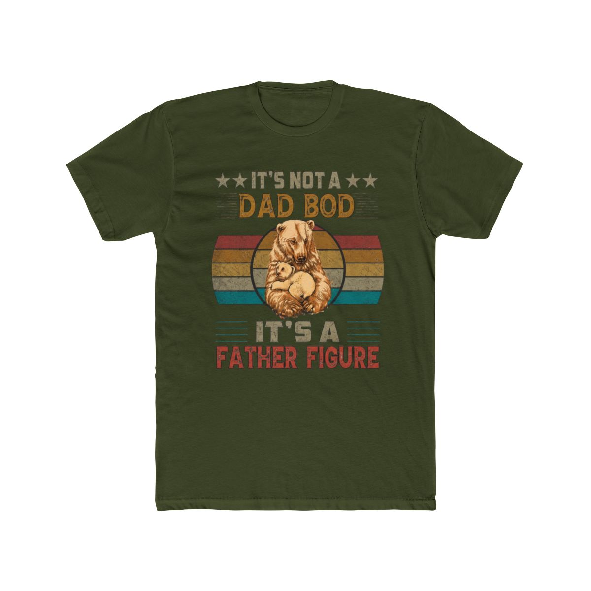 Funny Father Figure Dad Bod T Shirt for Humorous Dads | David Dobrik - alternate angle 4, merchandise