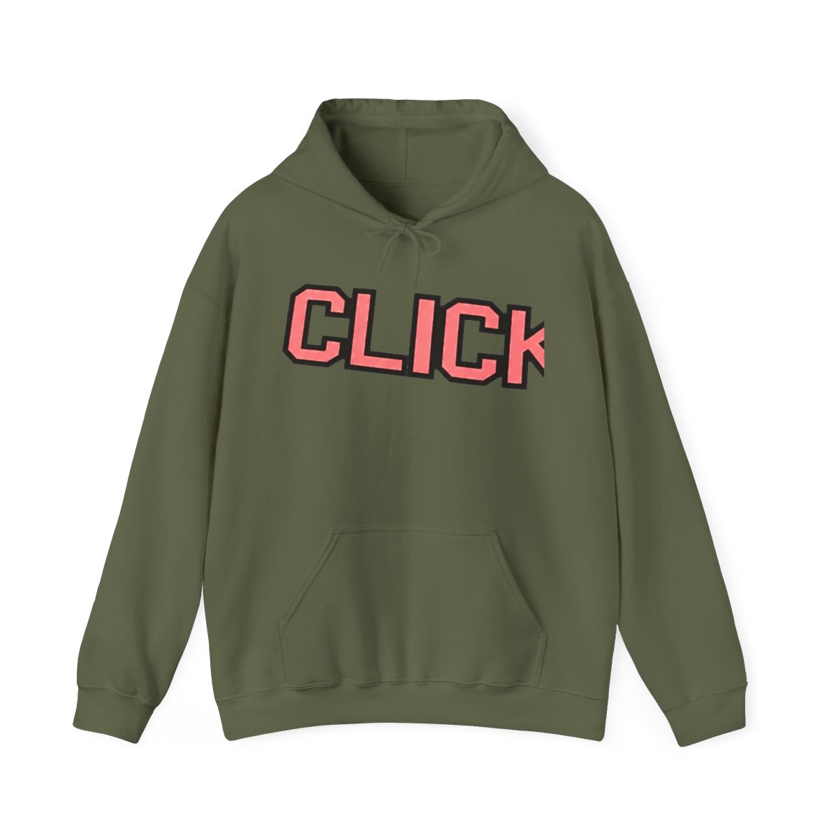 David Dobrik Clickbait Hoodie Gray Hoodies David Dobrik Heather Grey Clickbait Hoodie Hoodie - alternate angle 4, merchandise